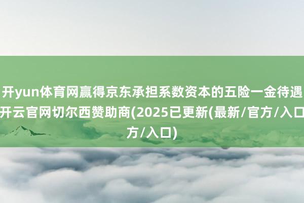 开yun体育网赢得京东承担系数资本的五险一金待遇-开云官网切尔西赞助商(2025已更新(最新/官方/入口)